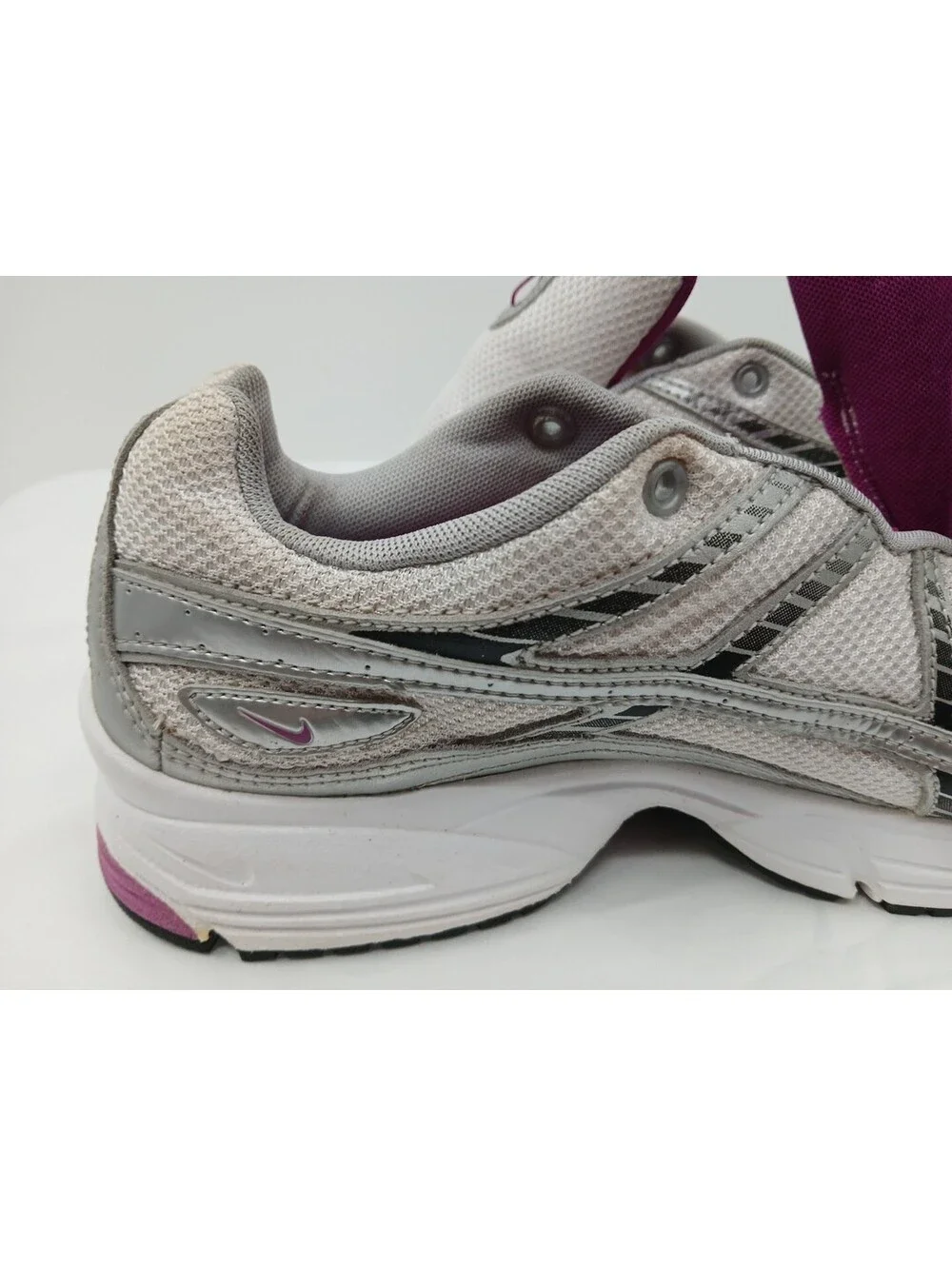 NIKE Air N'sight III BRS 1000 Shoes Womens 9.5 White Low Top Sneakers 318183-101